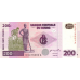 P 95 Congo (Democratic Republic) - 200 Franc Year 2000 (GD Printer)